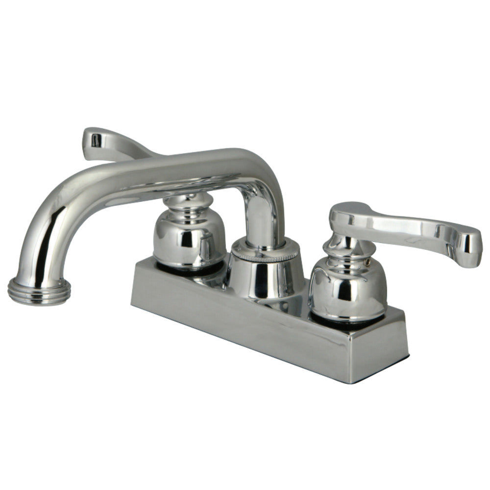 Kingston Brass KB2471FL 4 in. Centerset 2-Handle Laundry Faucet, Polished Chrome - BNGBath