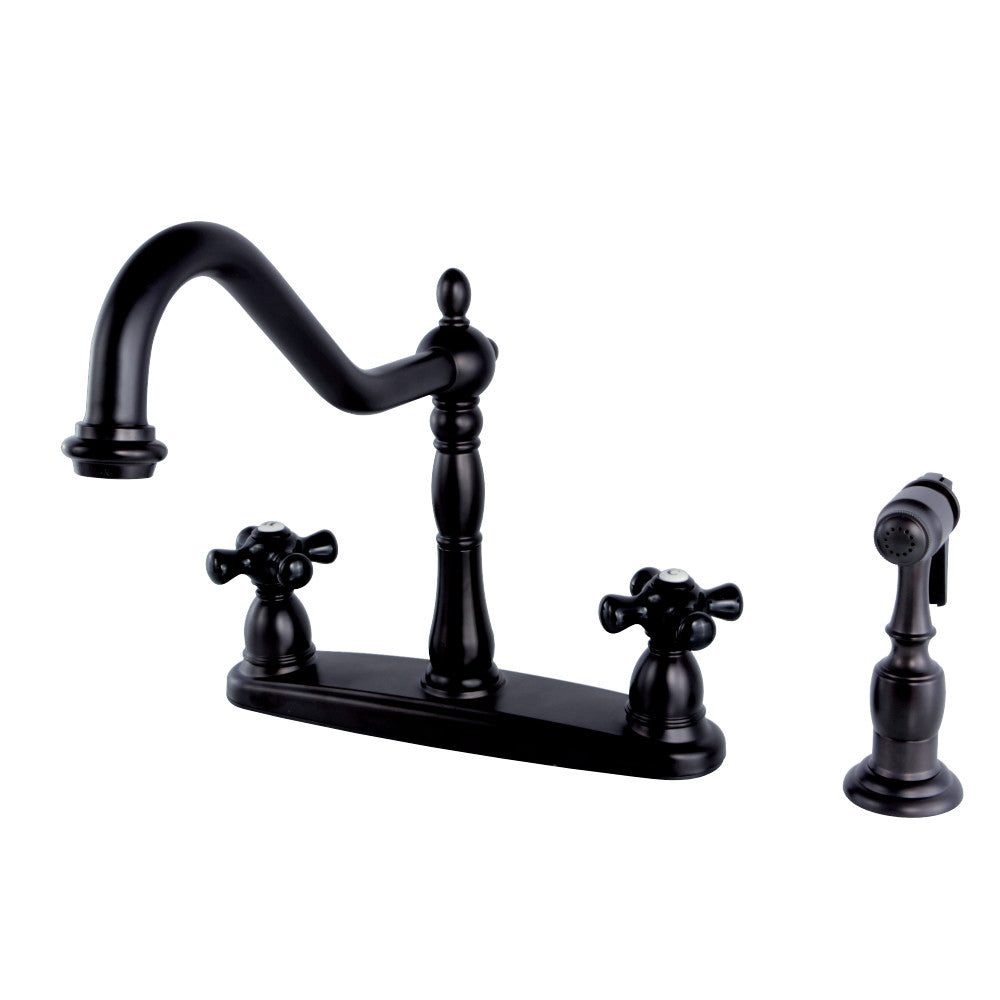 Kingston Brass KB1755PKXBS Duchess Centerset Kitchen Faucet, Oil Rubbed Bronze - BNGBath