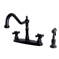 Thumbnail for Kingston Brass KB1755PKXBS Duchess Centerset Kitchen Faucet, Oil Rubbed Bronze - BNGBath