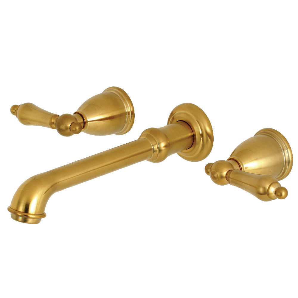 Kingston Brass KS7027AL English Country Wall Mount Roman Tub Faucet, Brushed Brass - BNGBath