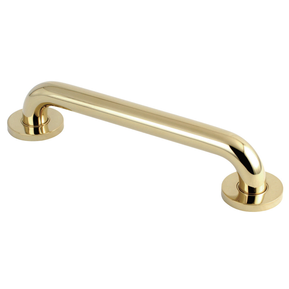 Kingston Brass DR514122 Meridian 12" Grab Bar, 1-1/4" Diameter, Polished Brass - BNGBath