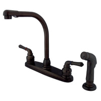 Thumbnail for Kingston Brass KB755SP Magellan Centerset Kitchen Faucet, Oil Rubbed Bronze - BNGBath