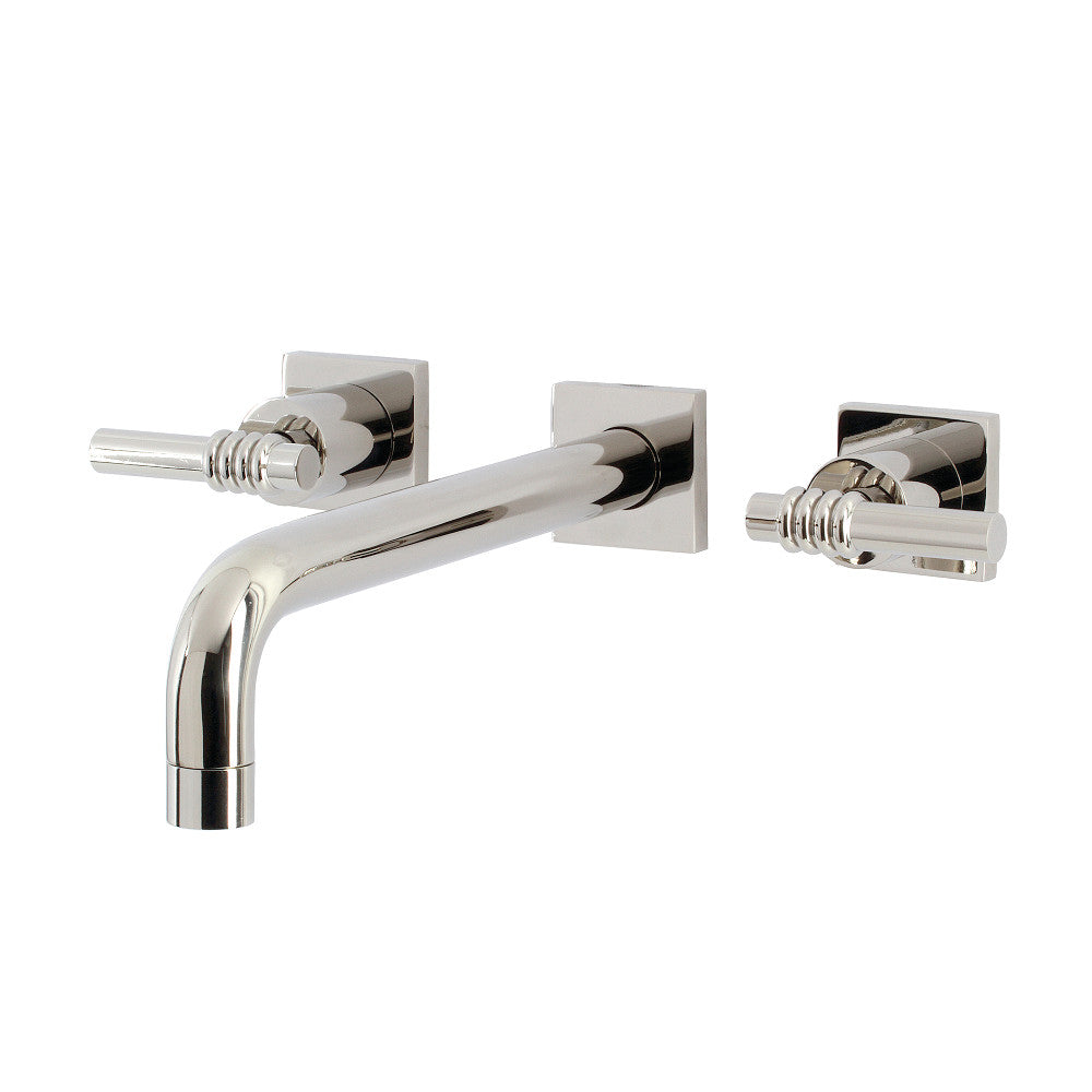 Kingston Brass KS6026ML Milano Wall Mount Tub Faucet, Polished Nickel - BNGBath