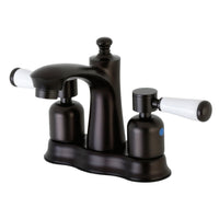 Thumbnail for Kingston Brass FB7615DPL 4 in. Centerset Bathroom Faucet, Oil Rubbed Bronze - BNGBath