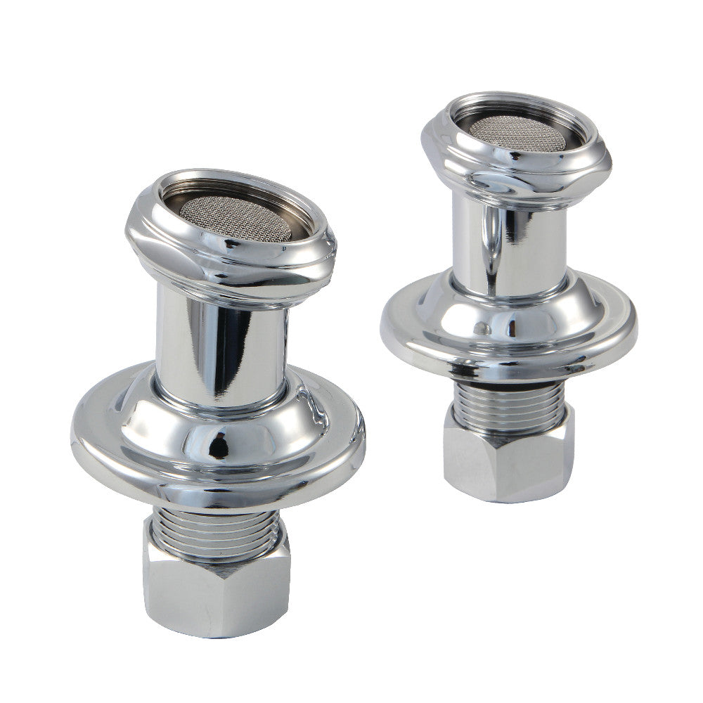 Kingston Brass CAU4101 Vintage Tub Mount Couplers, Polished Chrome - BNGBath