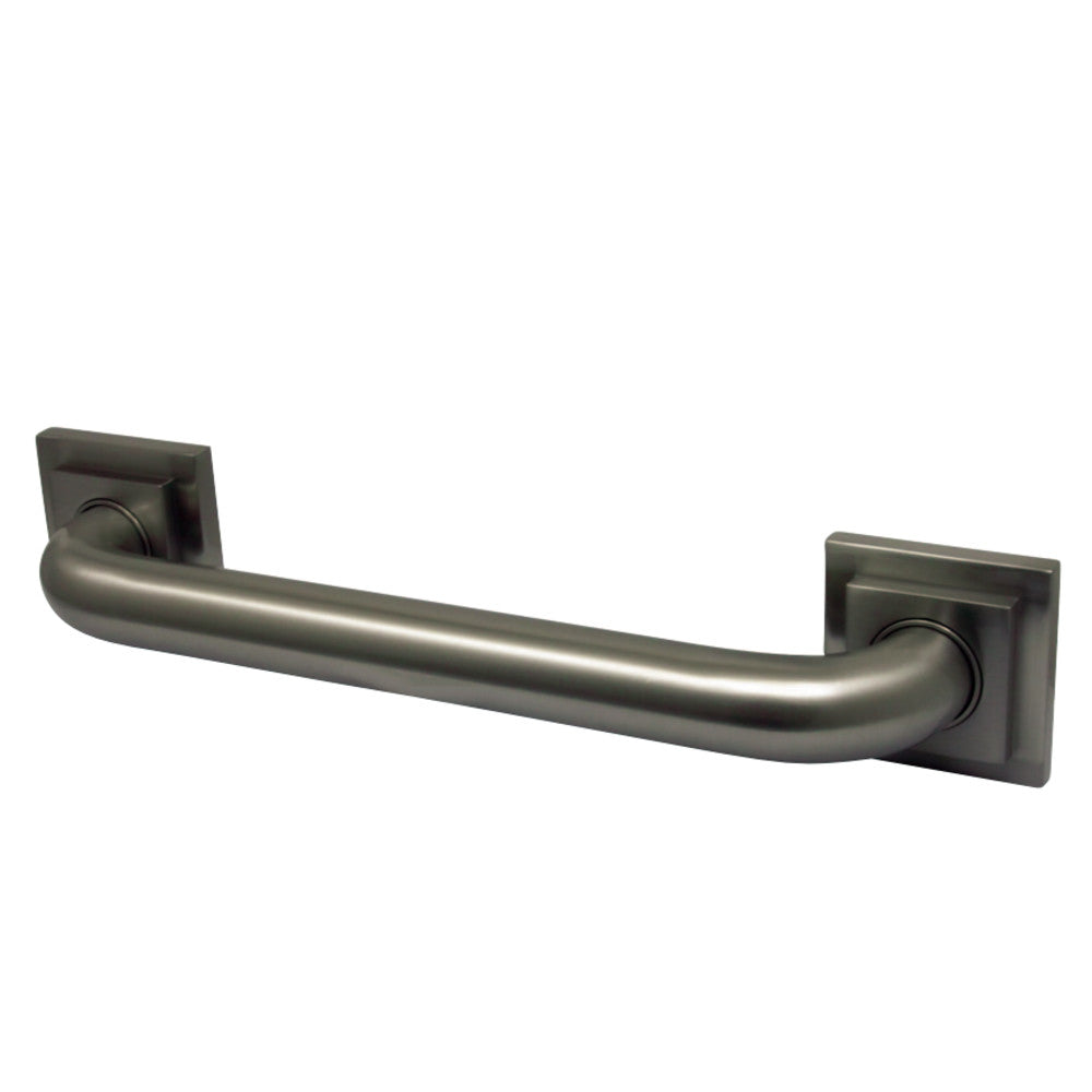 Kingston Brass DR614128 Claremont 12" Grab Bar, 1-1/4" Diameter, Brushed Nickel - BNGBath