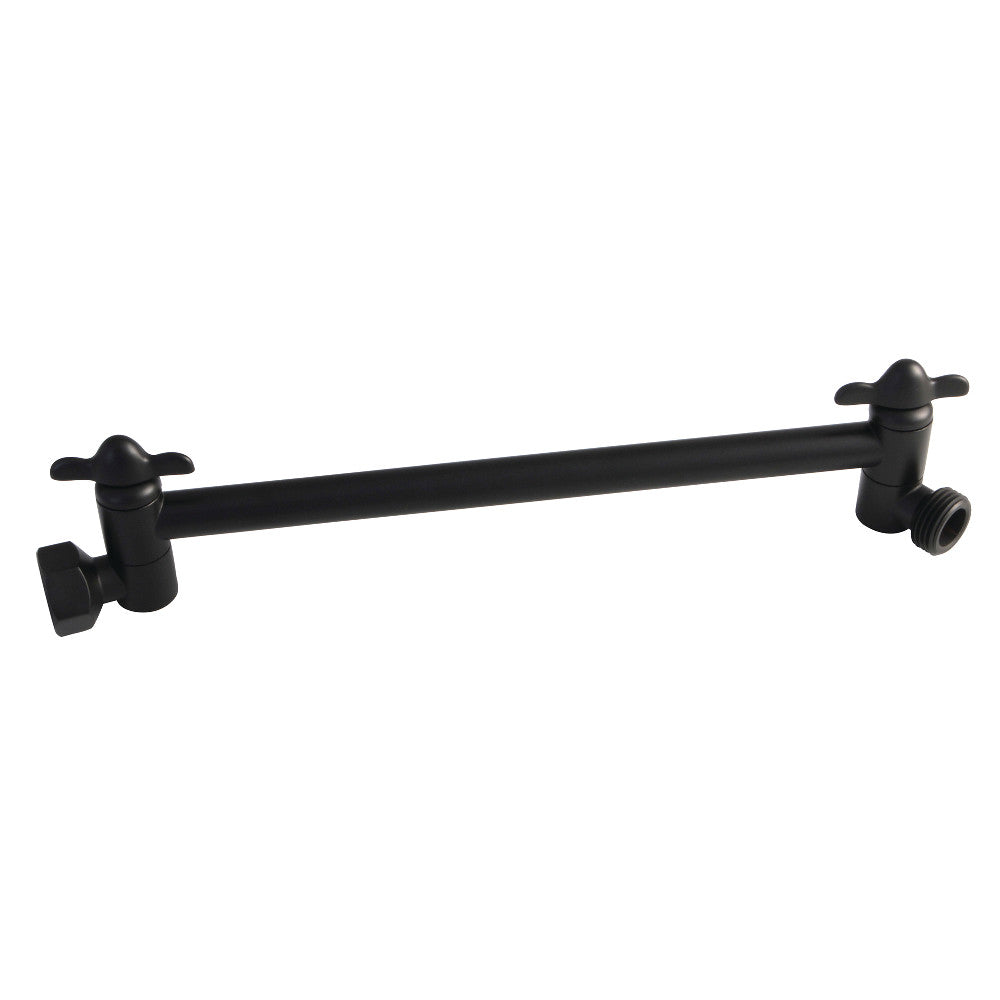 Kingston Brass K153A0MB 10" Adjustable High-Low Shower Arm, Matte Black - BNGBath