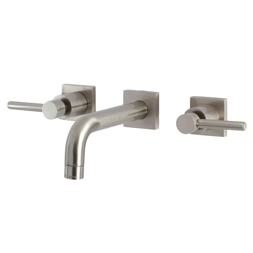 Kingston Brass KS6128DL Concord Two-Handle Wall Mount Bathroom Faucet, Brushed Nickel - BNGBath