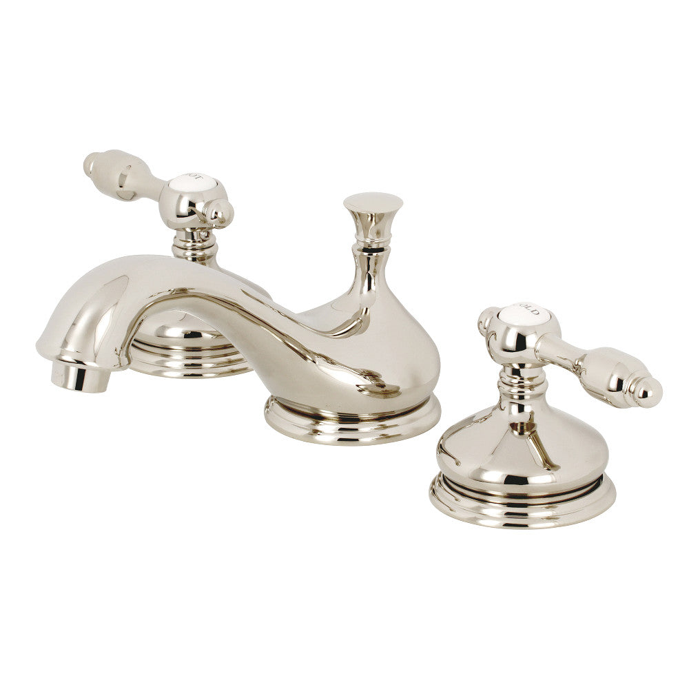 Kingston Brass KS1166TAL 8 in. Widespread Bathroom Faucet, Polished Nickel - BNGBath