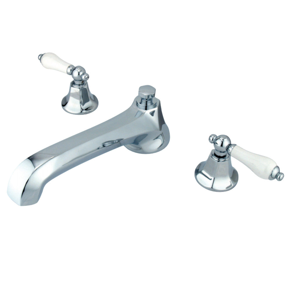 Kingston Brass KS4301PL Metropolitan Roman Tub Faucet, Polished Chrome - BNGBath