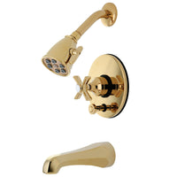 Thumbnail for Kingston Brass VB86920ZX Millennium Tub and Shower Faucet, Polished Brass - BNGBath