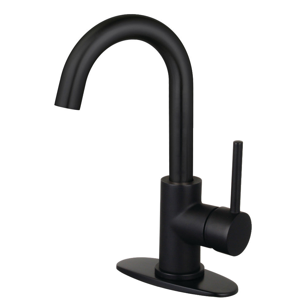 Kingston Brass LS8530DL Concord Single-Handle Bar Faucet, Matte Black - BNGBath