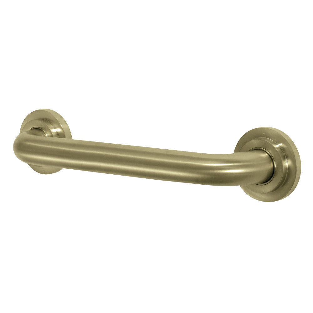 Kingston Brass DR414127 Manhattan 12-Inch Decorative 1-1/4-Inch OD Grab Bar, Brushed Brass - BNGBath