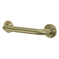 Thumbnail for Kingston Brass DR414127 Manhattan 12-Inch Decorative 1-1/4-Inch OD Grab Bar, Brushed Brass - BNGBath