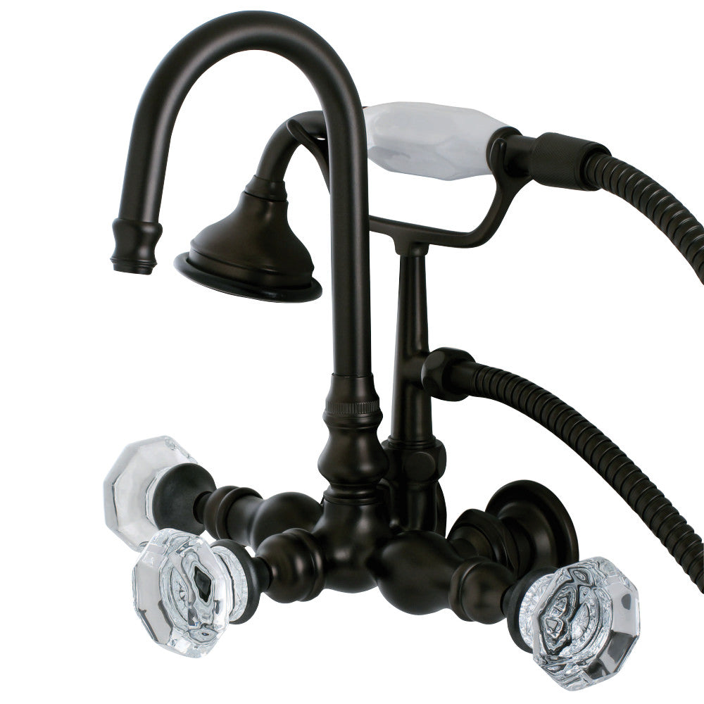 Aqua Vintage AE7T5WCL Celebrity Wall Mount Clawfoot Tub Faucet, Oil Rubbed Bronze - BNGBath