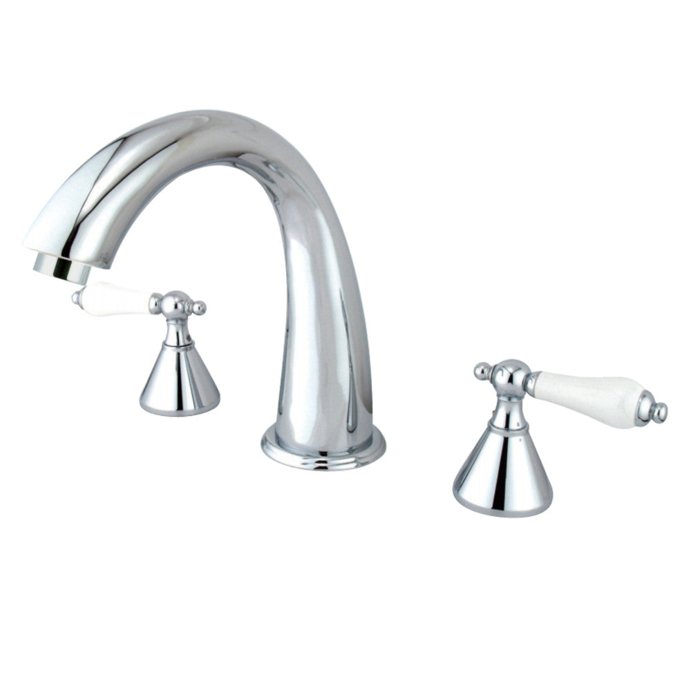 Kingston Brass KS2361PL Naples Roman Tub Faucet, Polished Chrome - BNGBath