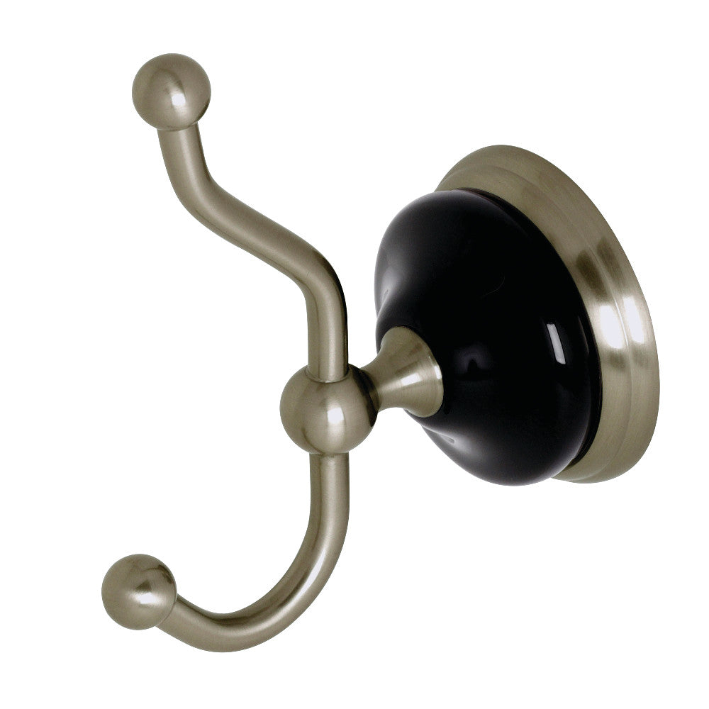 Kingston Brass BA9117BN Water Onyx Robe Hook, Brushed Nickel - BNGBath