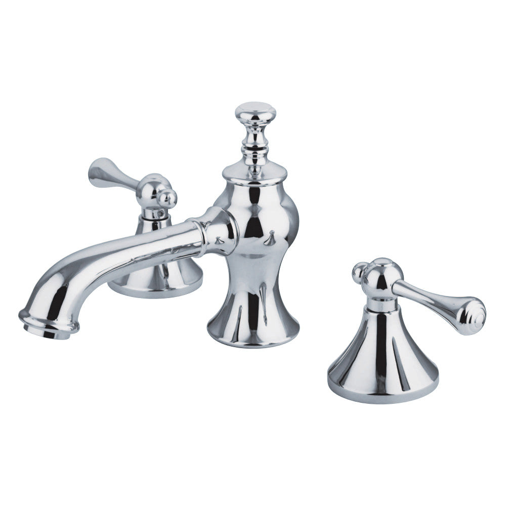 Kingston Brass KC7061BL 8 in. Widespread Bathroom Faucet, Polished Chrome - BNGBath