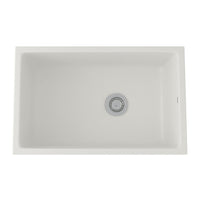 Thumbnail for ROHL Allia Fireclay Single Bowl Undermount Kitchen Sink - BNGBath