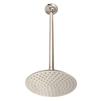 Thumbnail for Kingston Brass K236K26 Trimscape 7-3/4 Inch Showerhead with 17 in. Ceiling Mount Shower Arm, Polished Nickel - BNGBath