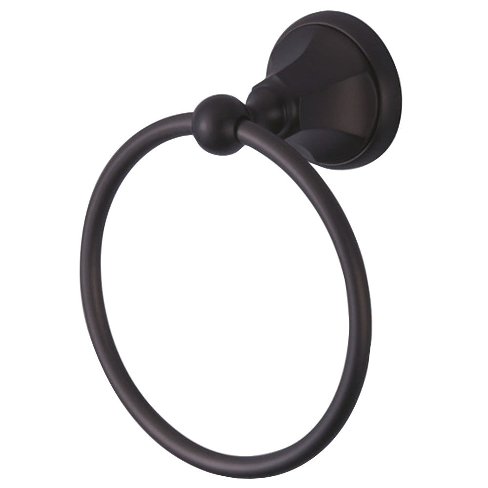 Kingston Brass BA4814ORB Metropolitan 6-Inch Towel Ring, Oil Rubbed Bronze - BNGBath