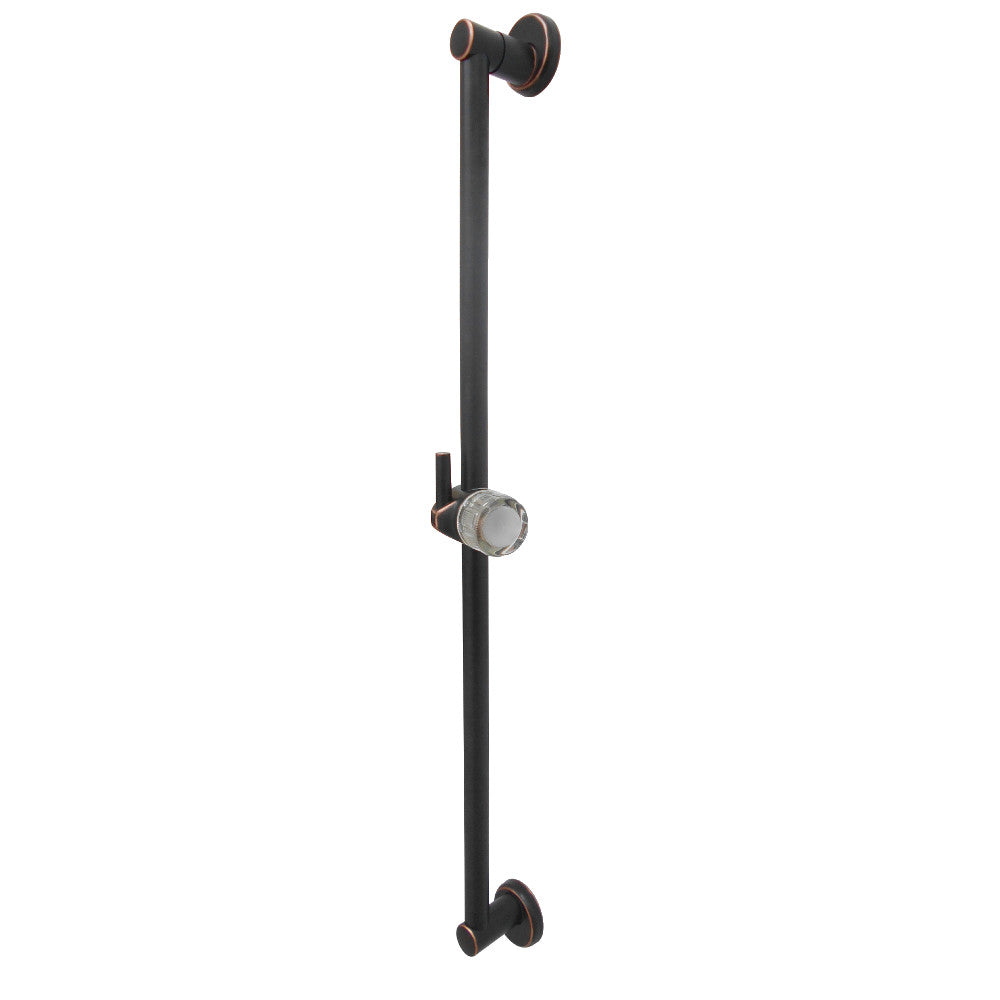 Kingston Brass K180A6NB Showerscape 24" Shower Slide Bar with Pin Wall Hook, Naples Bronze - BNGBath