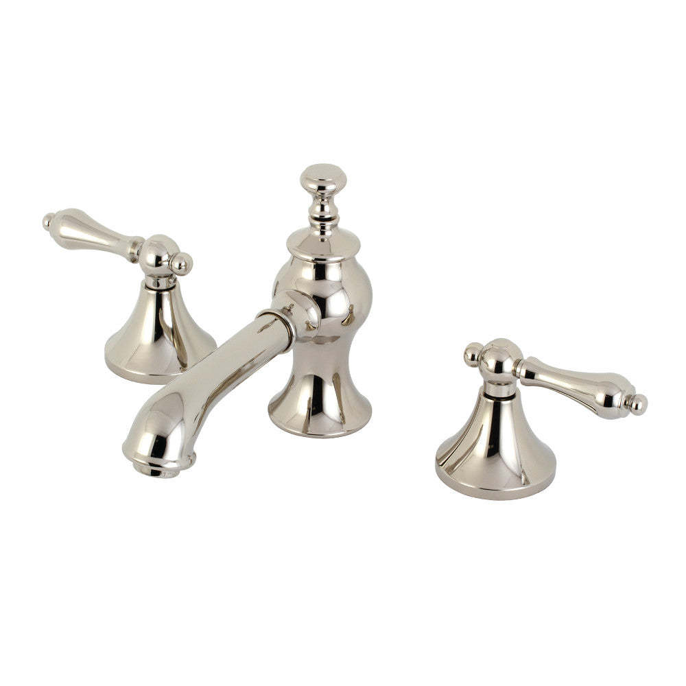 Kingston Brass KC7066AL Vintage 8 in. Widespread Bathroom Faucet, Polished Nickel - BNGBath