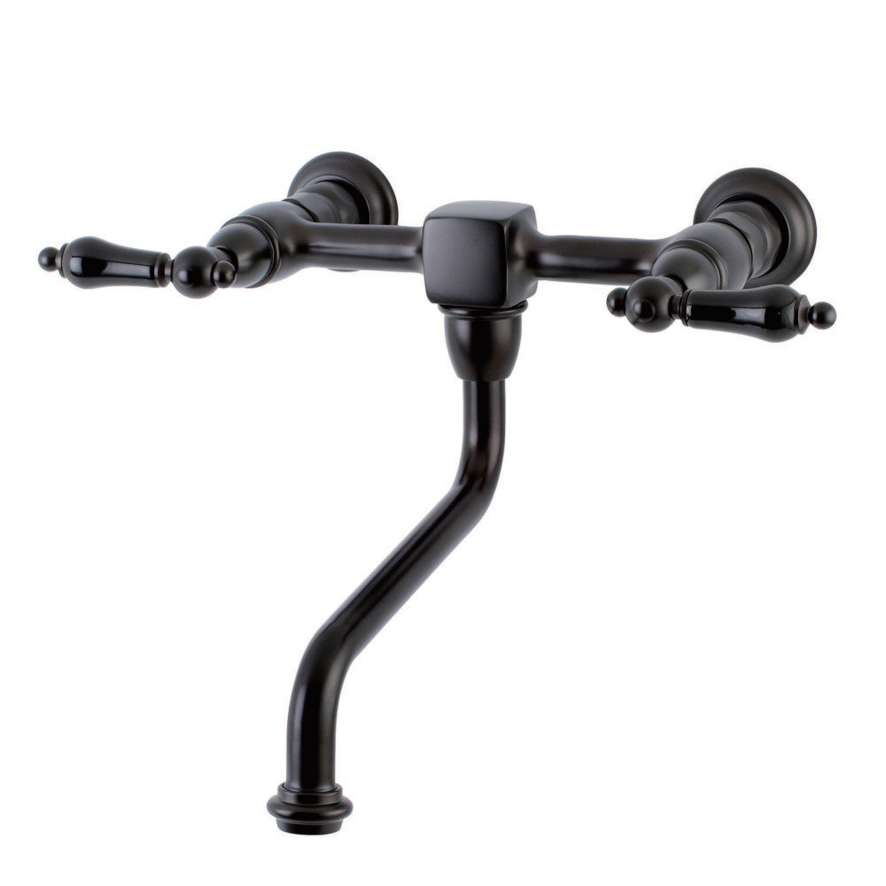 Kingston Brass KS1215PKL Duchess Wall Mount Bathroom Faucet, Oil Rubbed Bronze - BNGBath