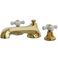 Thumbnail for Kingston Brass KS4302PX Metropolitan Roman Tub Faucet, Polished Brass - BNGBath