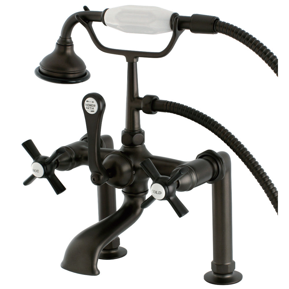 Aqua Vintage AE103T5ZX Millennium Deck Mount Clawfoot Tub Faucet, Oil Rubbed Bronze - BNGBath