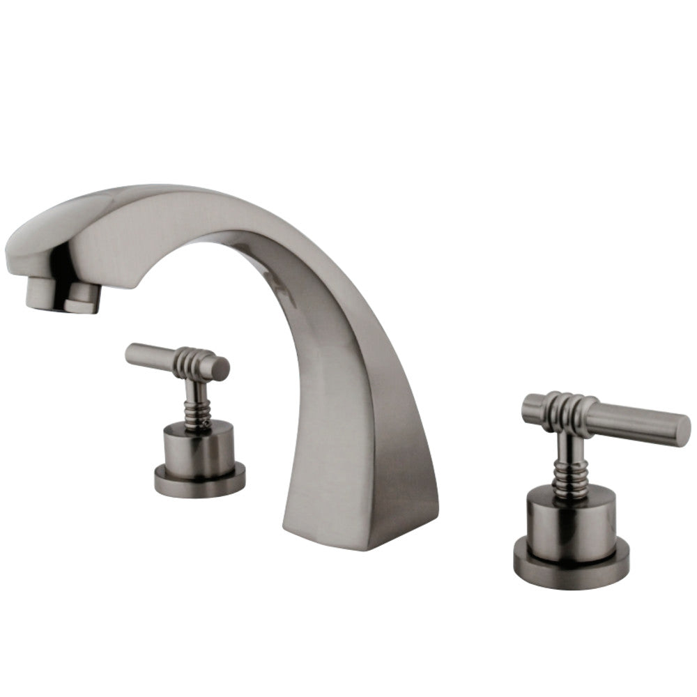 Kingston Brass KS4368ML Roman Tub Faucet, Brushed Nickel - BNGBath