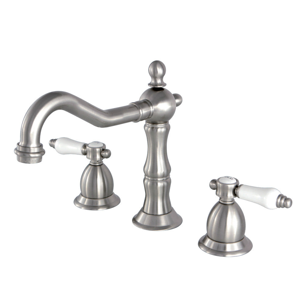 Kingston Brass KS1978BPL 8 in. Widespread Bathroom Faucet, Brushed Nickel - BNGBath