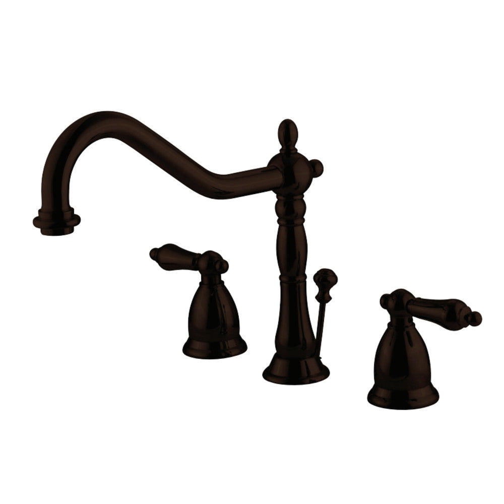 Kingston Brass KS1995AL 8 in. Widespread Bathroom Faucet, Oil Rubbed Bronze - BNGBath