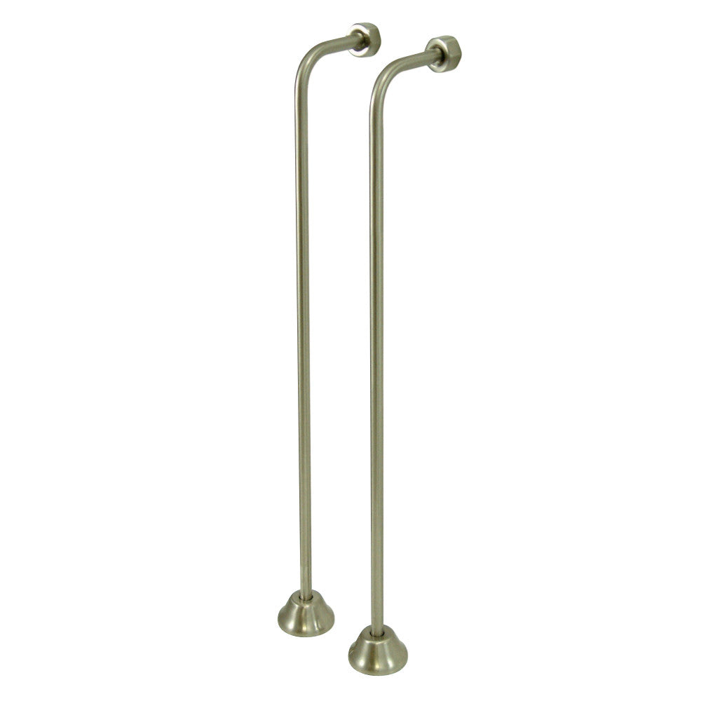 Kingston Brass CC468 Single Offset Bath Supply, Brushed Nickel - BNGBath