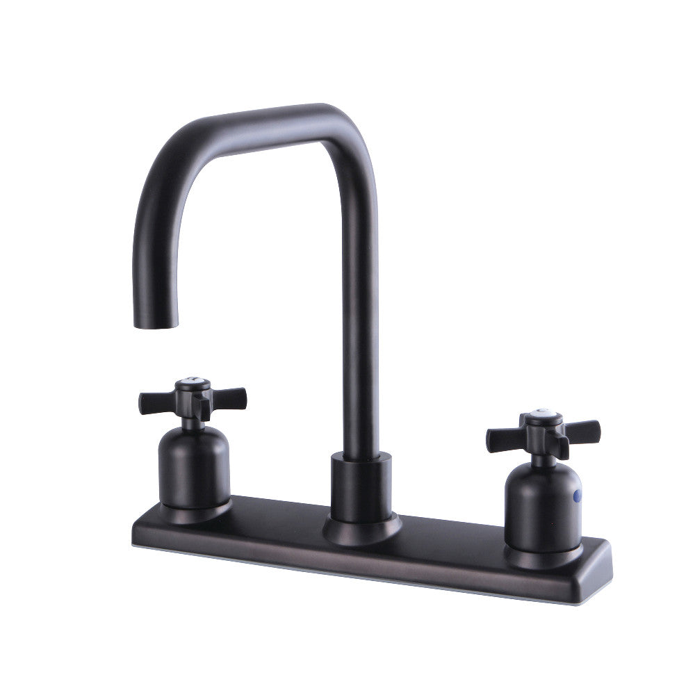 Kingston Brass FB2145ZX Millennium 8-Inch Centerset Kitchen Faucet, Oil Rubbed Bronze - BNGBath