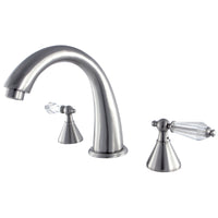 Thumbnail for Kingston Brass KS2368WLL Wilshire Roman Tub Faucet, Brushed Nickel - BNGBath