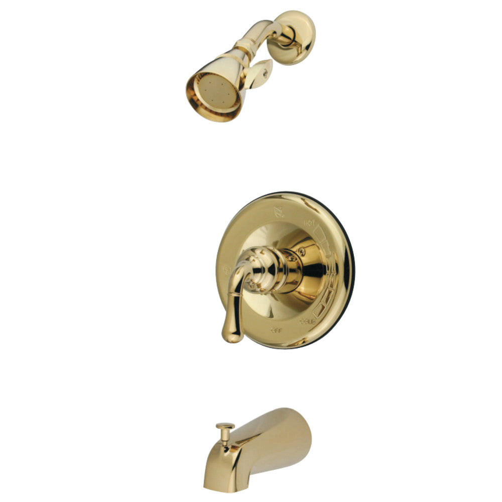 Kingston Brass GKB1632T Water Saving Magellan Tub & Shower Trim Only, Polished Brass - BNGBath