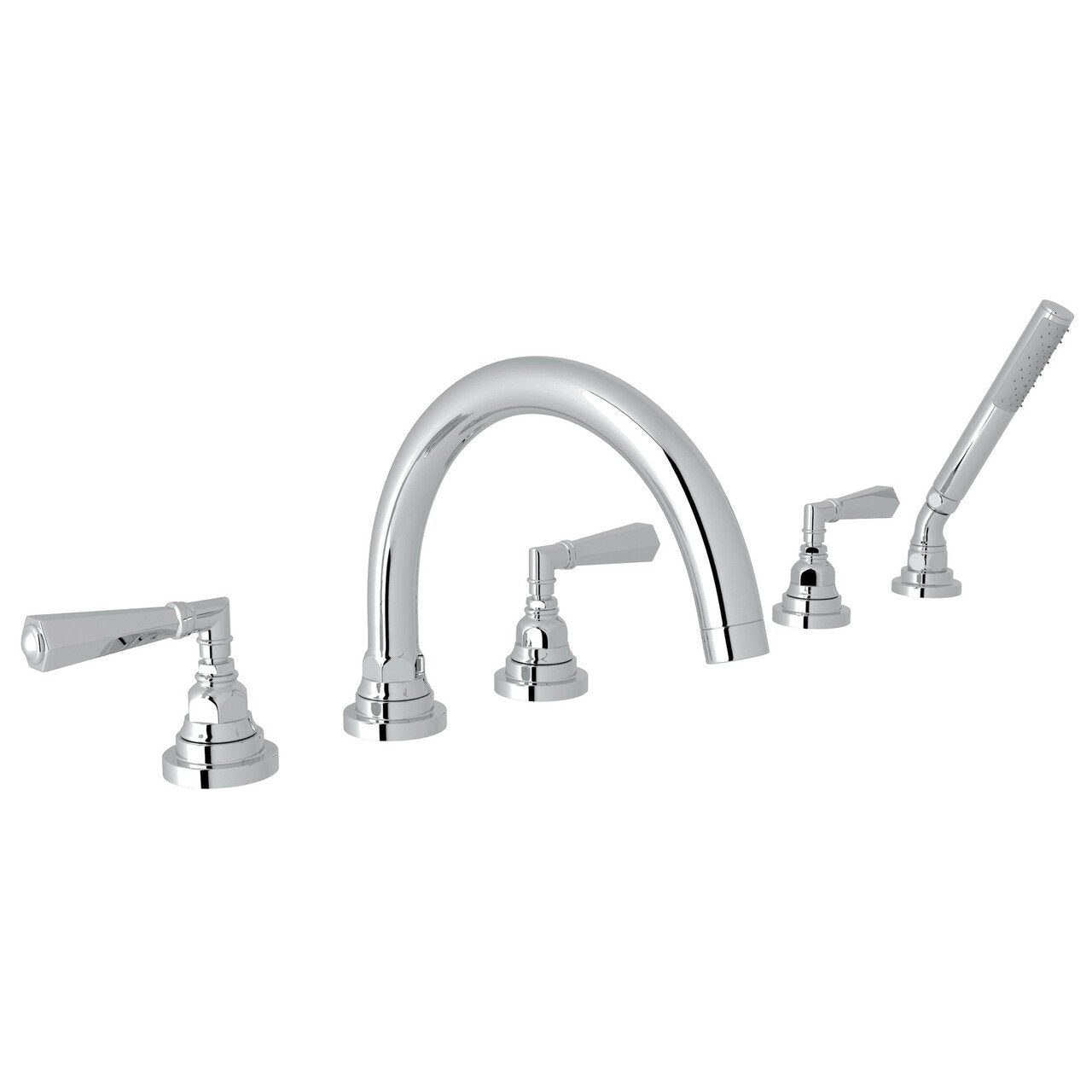 ROHL San Giovanni 5-Hole Deck Mount Tub Filler - BNGBath