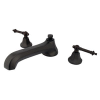 Thumbnail for Kingston Brass KS4305TL Metropolitan Roman Tub Faucet, Oil Rubbed Bronze - BNGBath