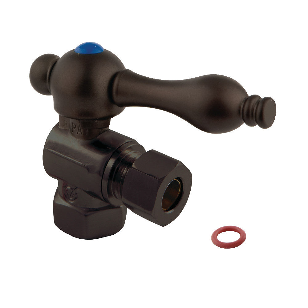 Kingston Brass CC33105 3/8" IPS X 3/8" OD Comp Angle Stop Valve, Oil Rubbed Bronze - BNGBath