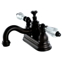 Thumbnail for Kingston Brass KS7105WLL 4 in. Centerset Bathroom Faucet, Oil Rubbed Bronze - BNGBath