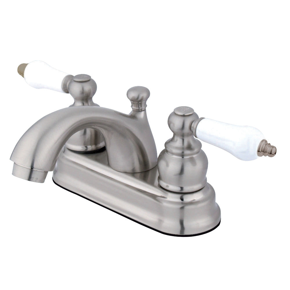 Kingston Brass GKB2608PL 4 in. Centerset Bathroom Faucet, Brushed Nickel - BNGBath