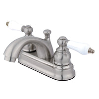 Thumbnail for Kingston Brass GKB2608PL 4 in. Centerset Bathroom Faucet, Brushed Nickel - BNGBath