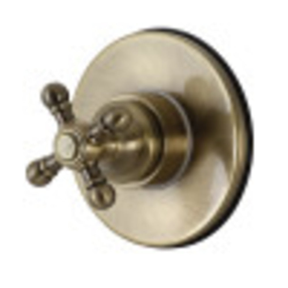 Kingston Brass KS3033BX 3-Way Diverter Valve with Trim Kit, Antique Brass - BNGBath