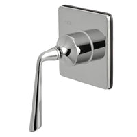 Thumbnail for Kingston Brass KS3041ZL 3-Way Diverter Valve with Trim Kit, Polished Chrome - BNGBath