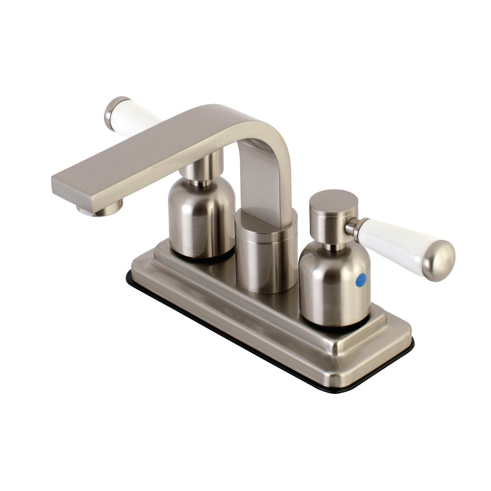 Kingston Brass KB8468DPL Paris 4-Inch Centerset Bathroom Faucet, Brushed Nickel - BNGBath