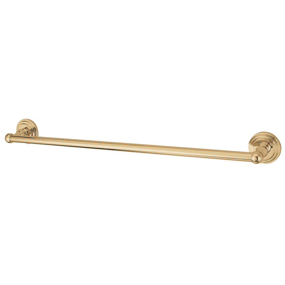 Kingston Brass BA2711PB Milano 24" Towel Bar, Polished Brass - BNGBath