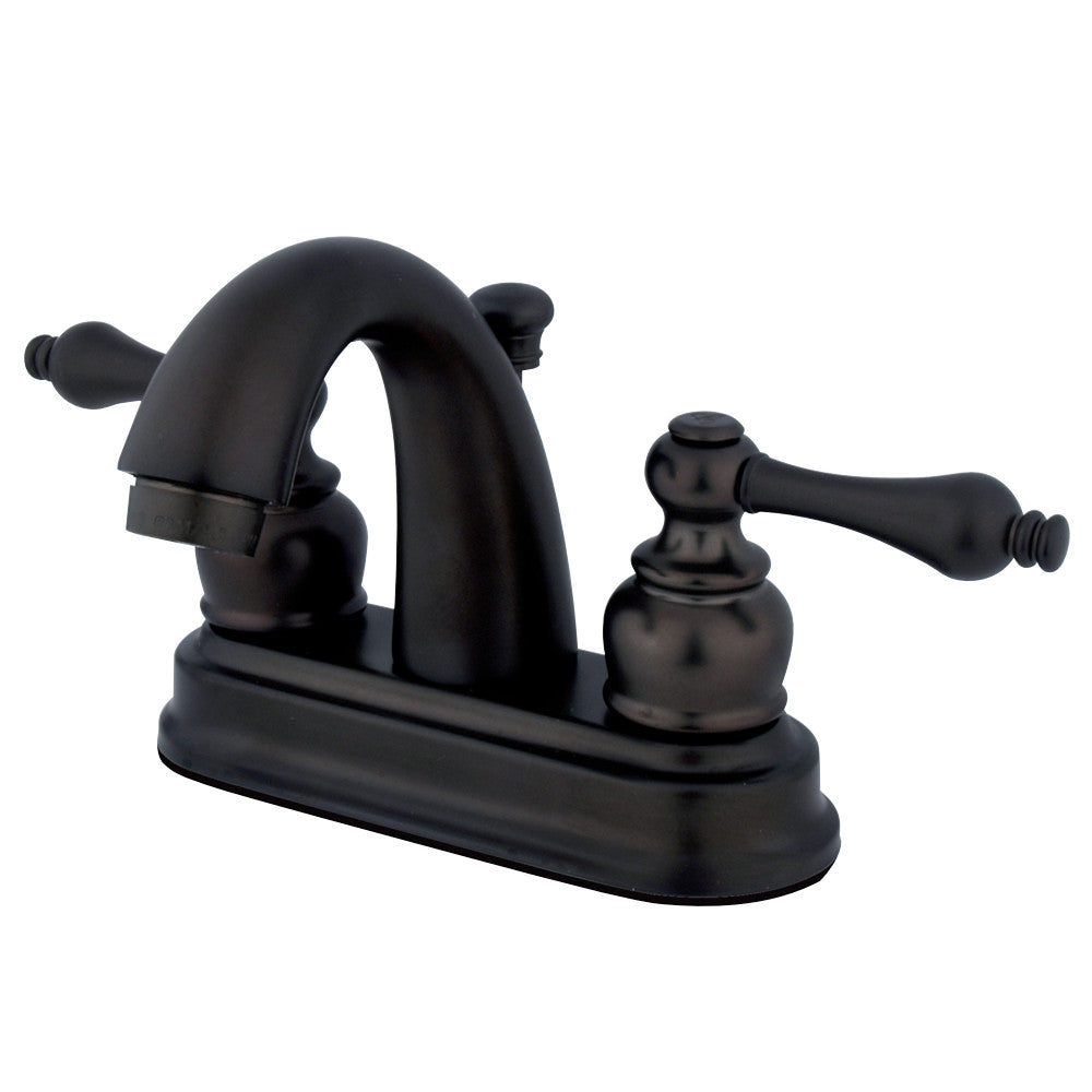 Kingston Brass KB5615AL Restoration 4 in. Centerset Bathroom Faucet, Oil Rubbed Bronze - BNGBath