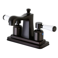 Thumbnail for Kingston Brass FB4645DPL 4 in. Centerset Bathroom Faucet, Oil Rubbed Bronze - BNGBath