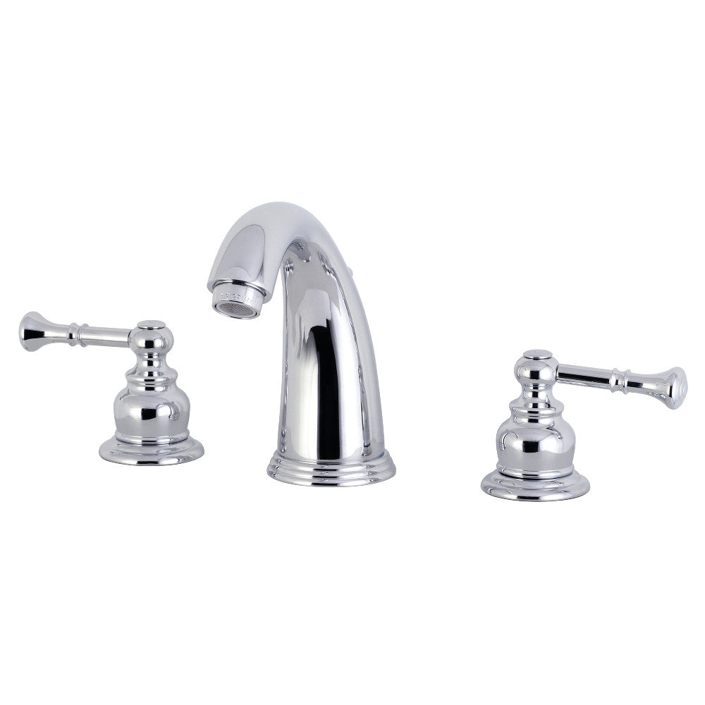 Kingston Brass KB981NL Widespread Bathroom Faucet, Polished Chrome - BNGBath